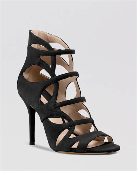 michael kors women high hills suede black|Michael Kors high heels.